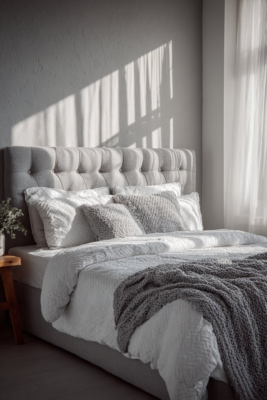 Serene Tufted Linen Sanctuary