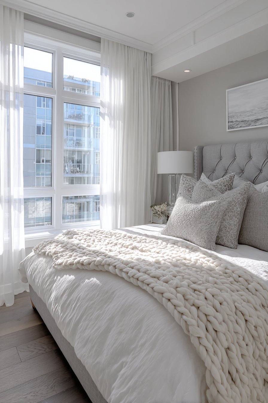 Serene Tufted Linen Sanctuary