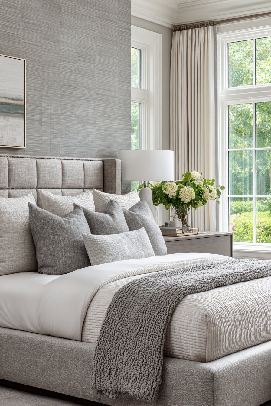 Serene Tufted Linen Sanctuary