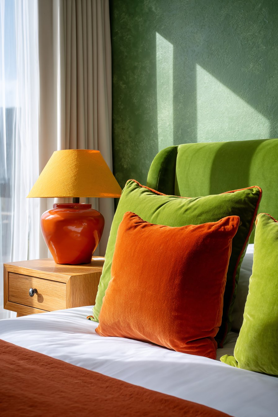 Vibrant Sage and Burnt Orange Sanctuary