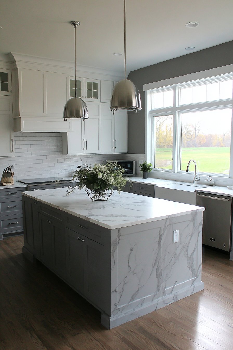 Sophisticated Shaker-Style Two-Tone Kitchen