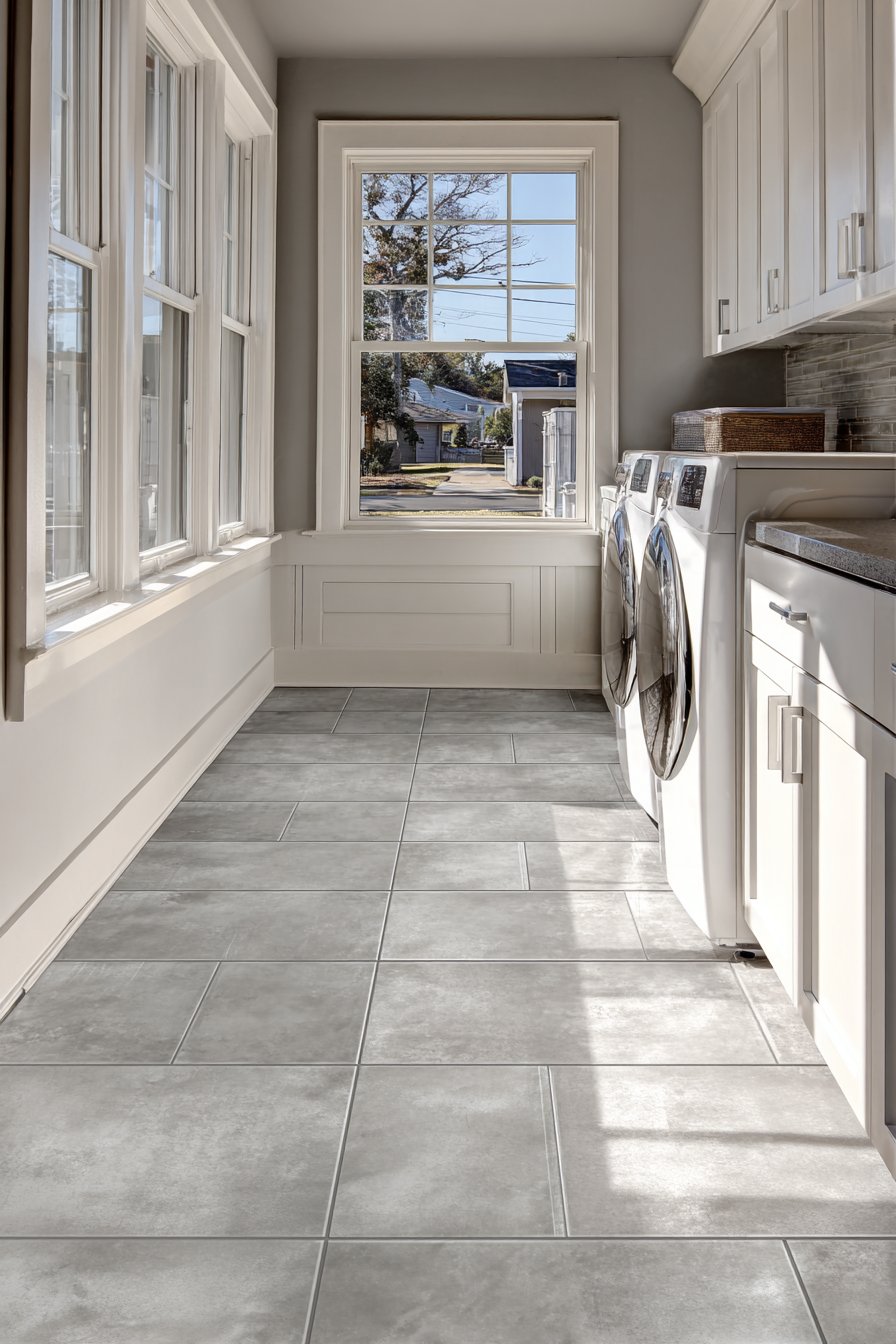 Modern Grey Porcelain Perfection