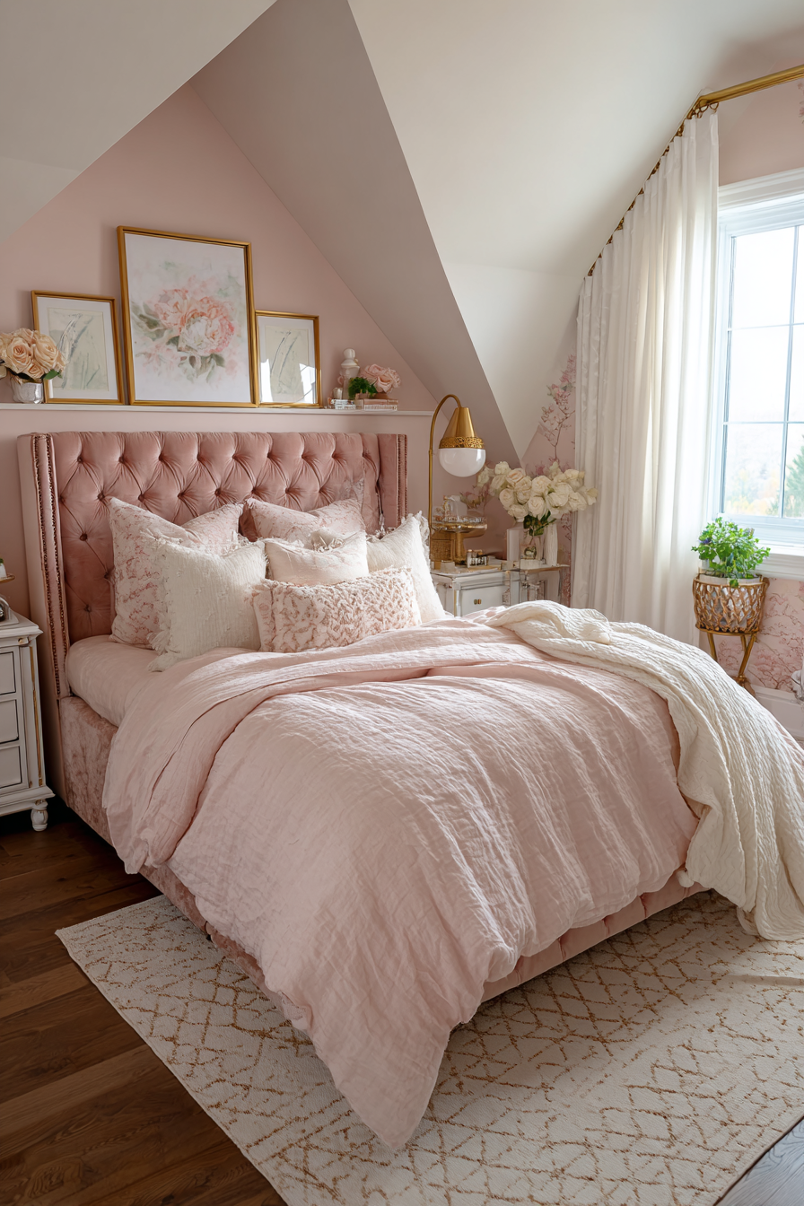 Romantic Blush Velvet Sanctuary