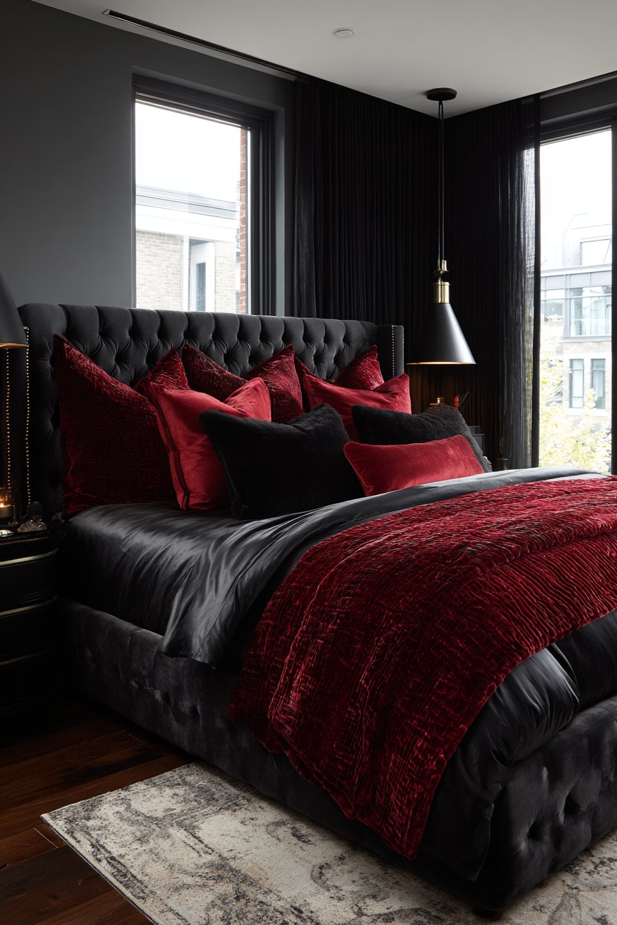 Luxurious Tufted Platform Bed Sanctuary