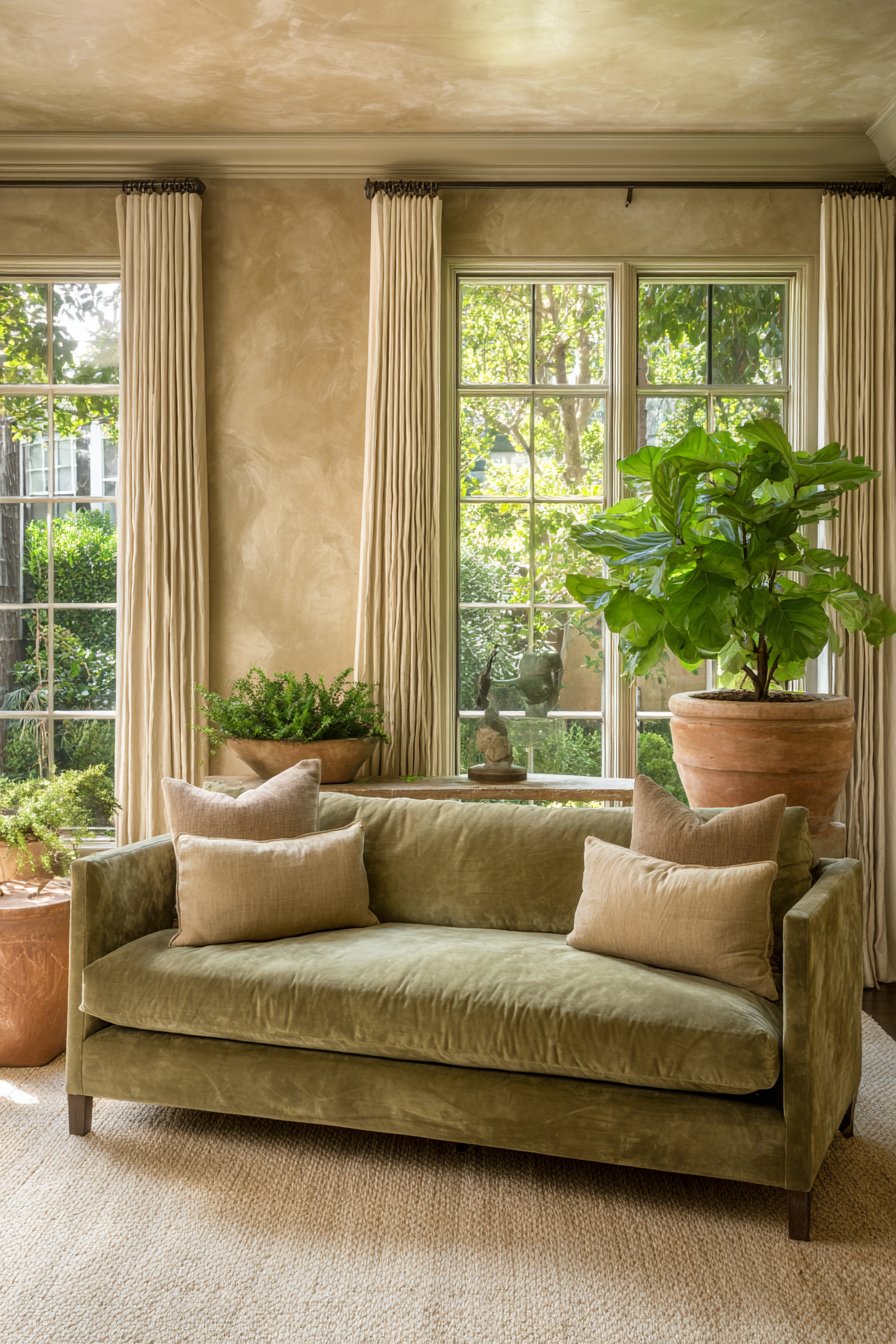 Deep Sage Velvet Serenity