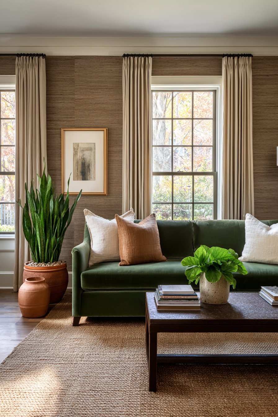 Deep Sage Velvet Serenity