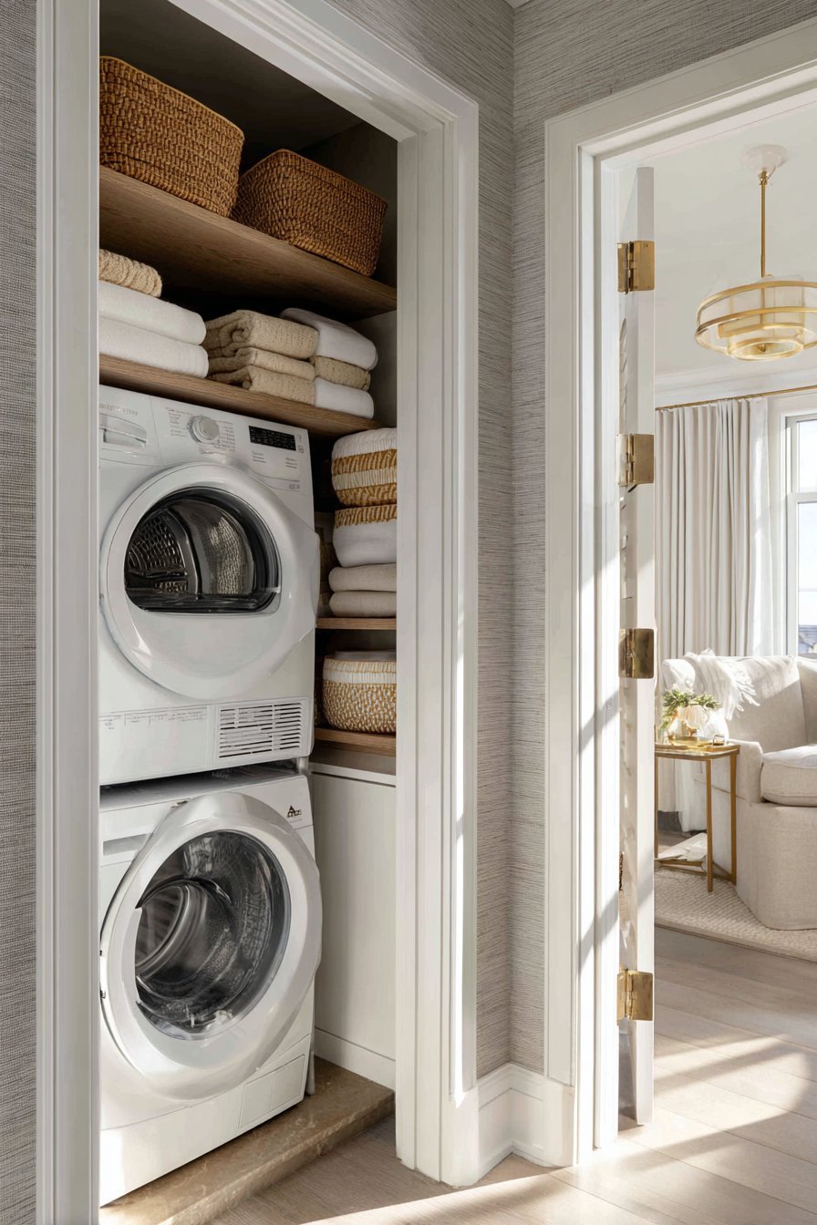 Compact Hallway Closet Conversion