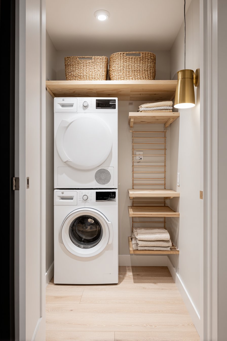 Compact Hallway Closet Conversion