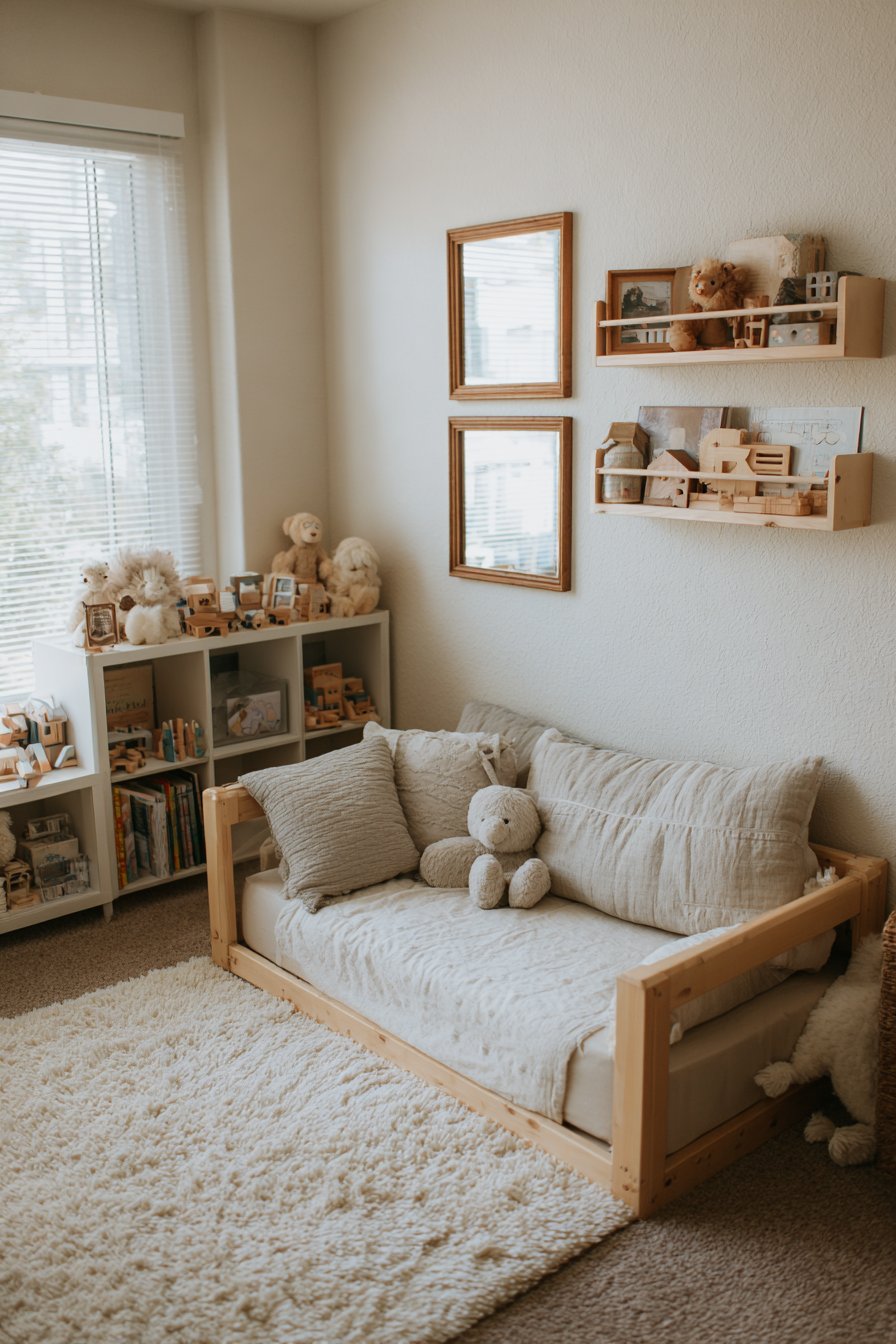 Montessori Floor Bed Independence