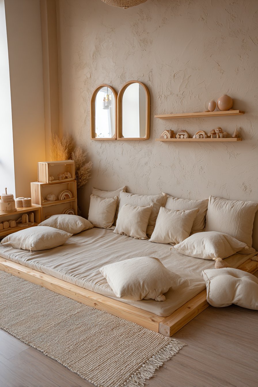 Montessori Floor Bed Independence