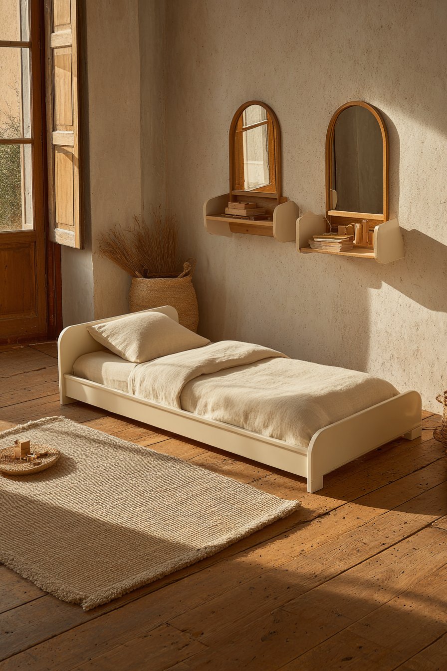 Montessori Floor Bed Independence