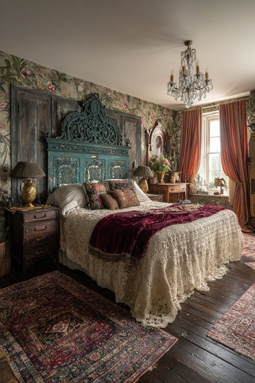 Earthy Jewel-Toned Textile Layers