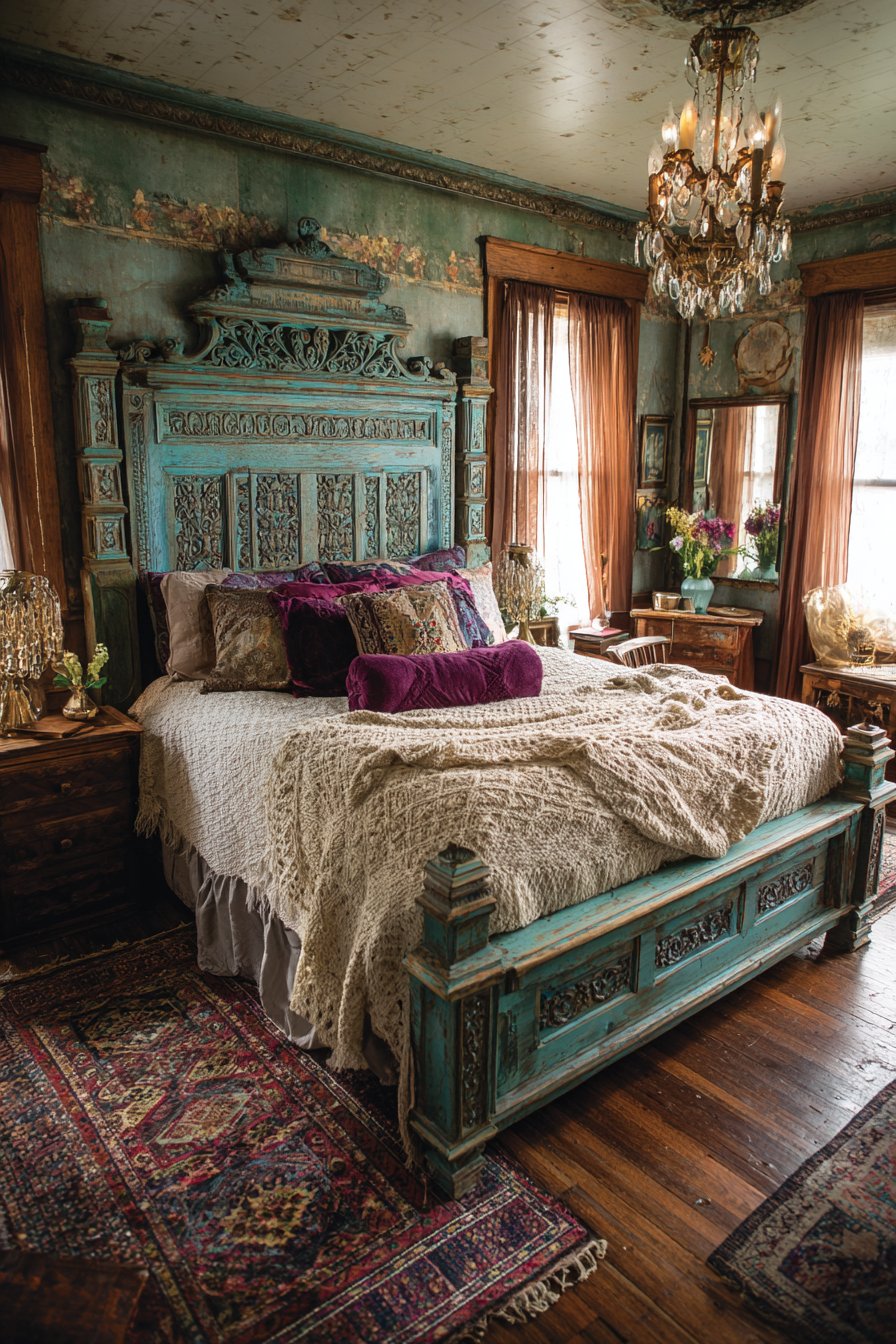 Earthy Jewel-Toned Textile Layers