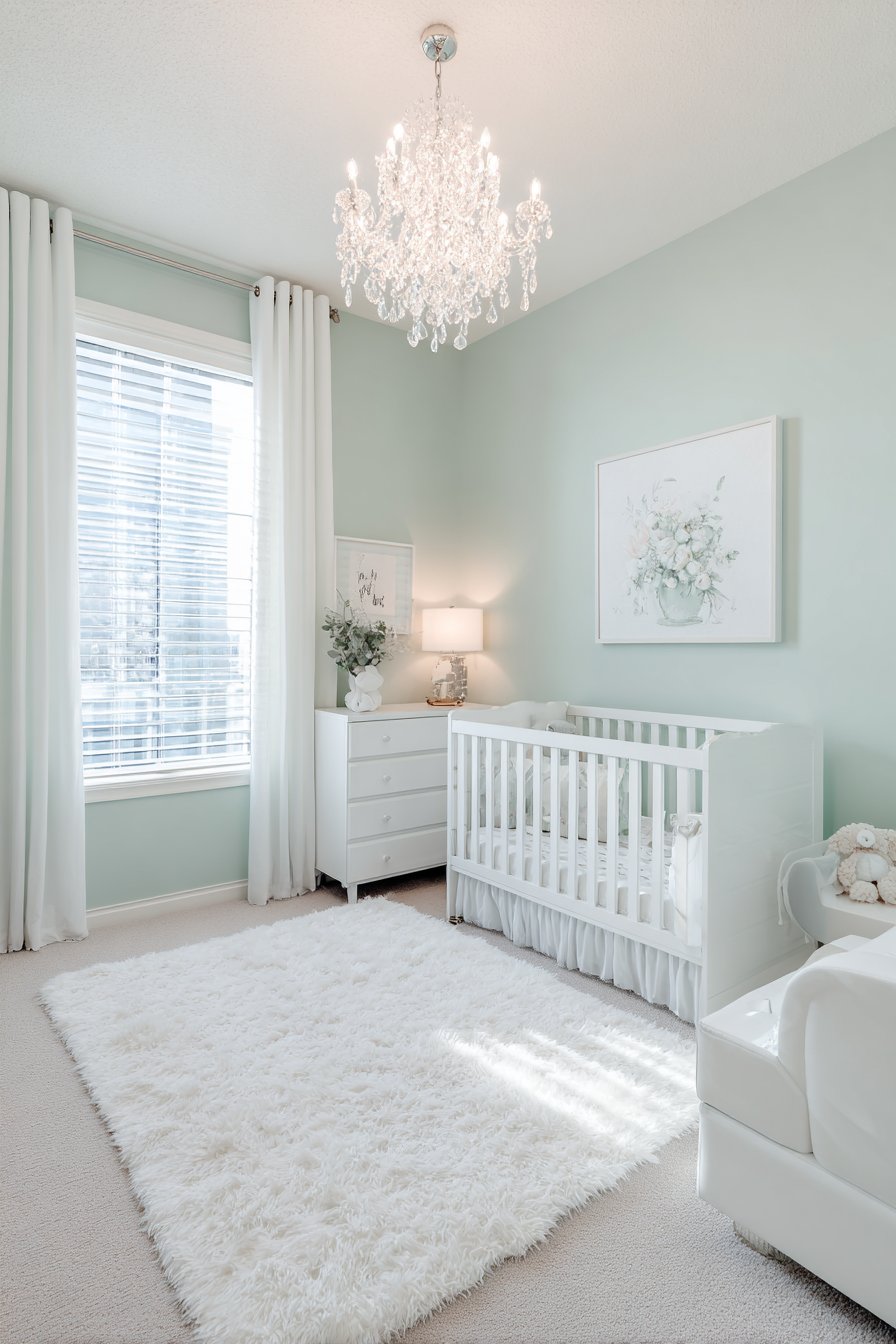 Pale Mint Green Accent Serenity