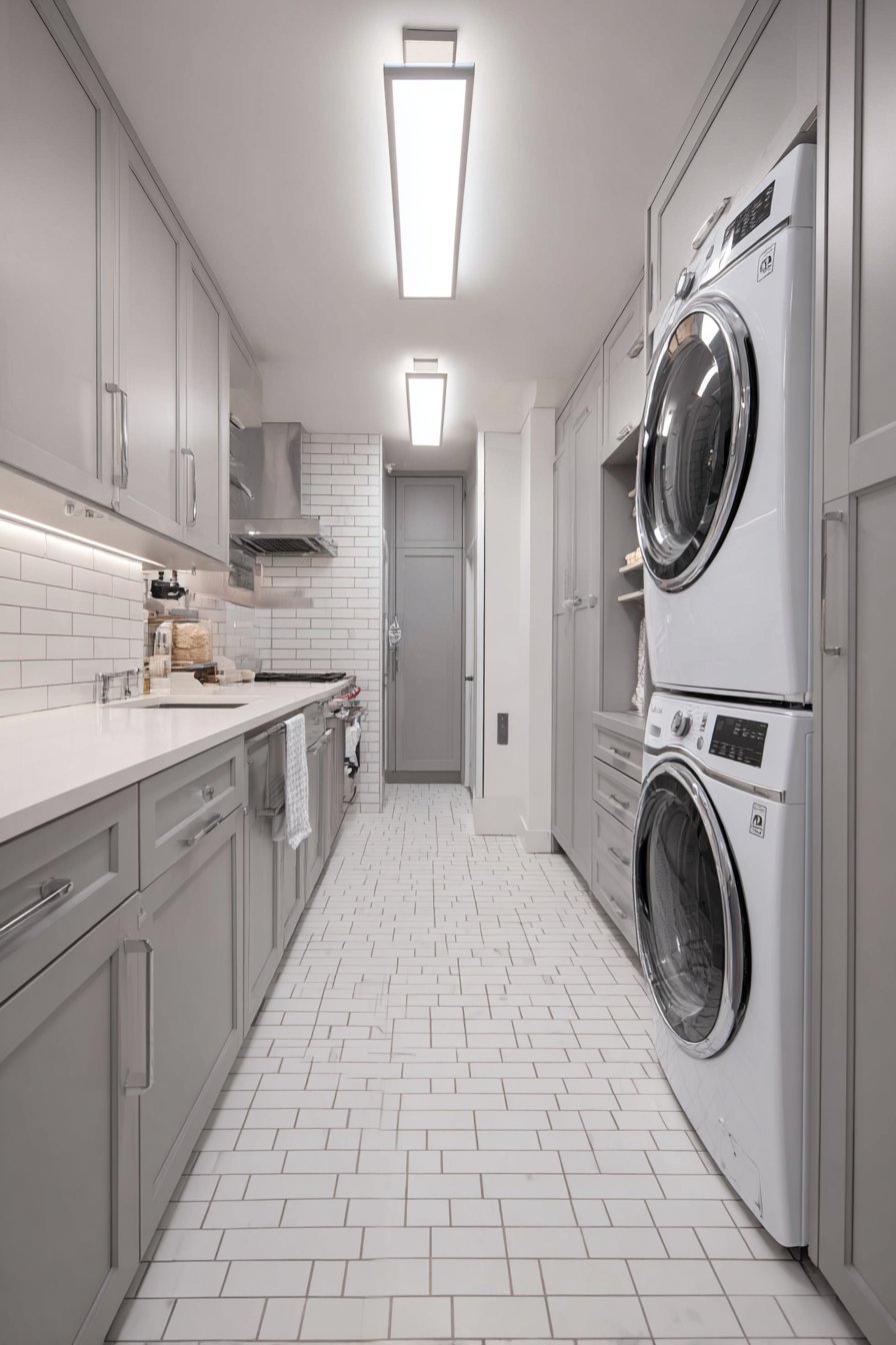 Galley-Style Layout with Maximum Storage