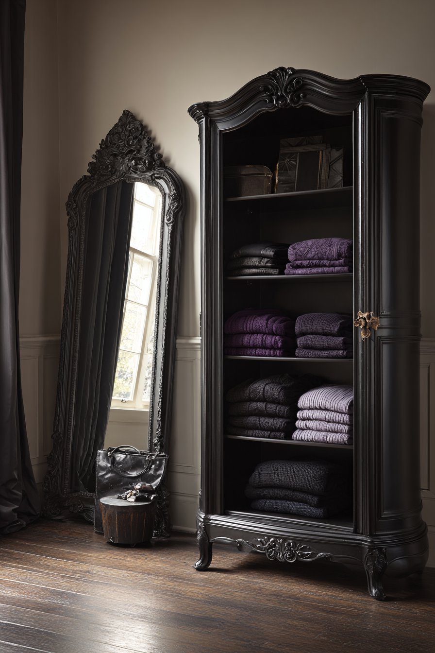 Vintage Armoire Storage Solution