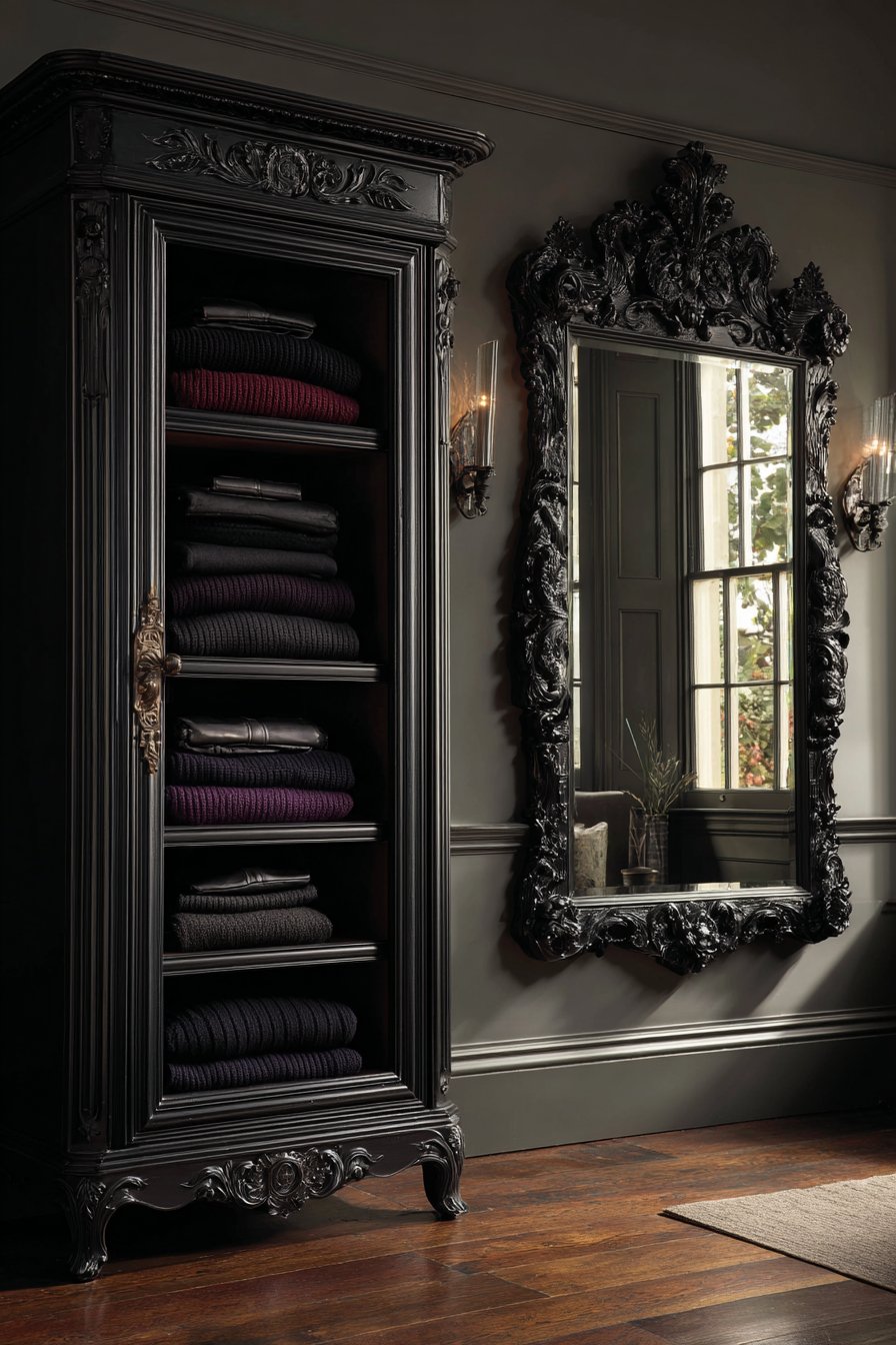 Vintage Armoire Storage Solution