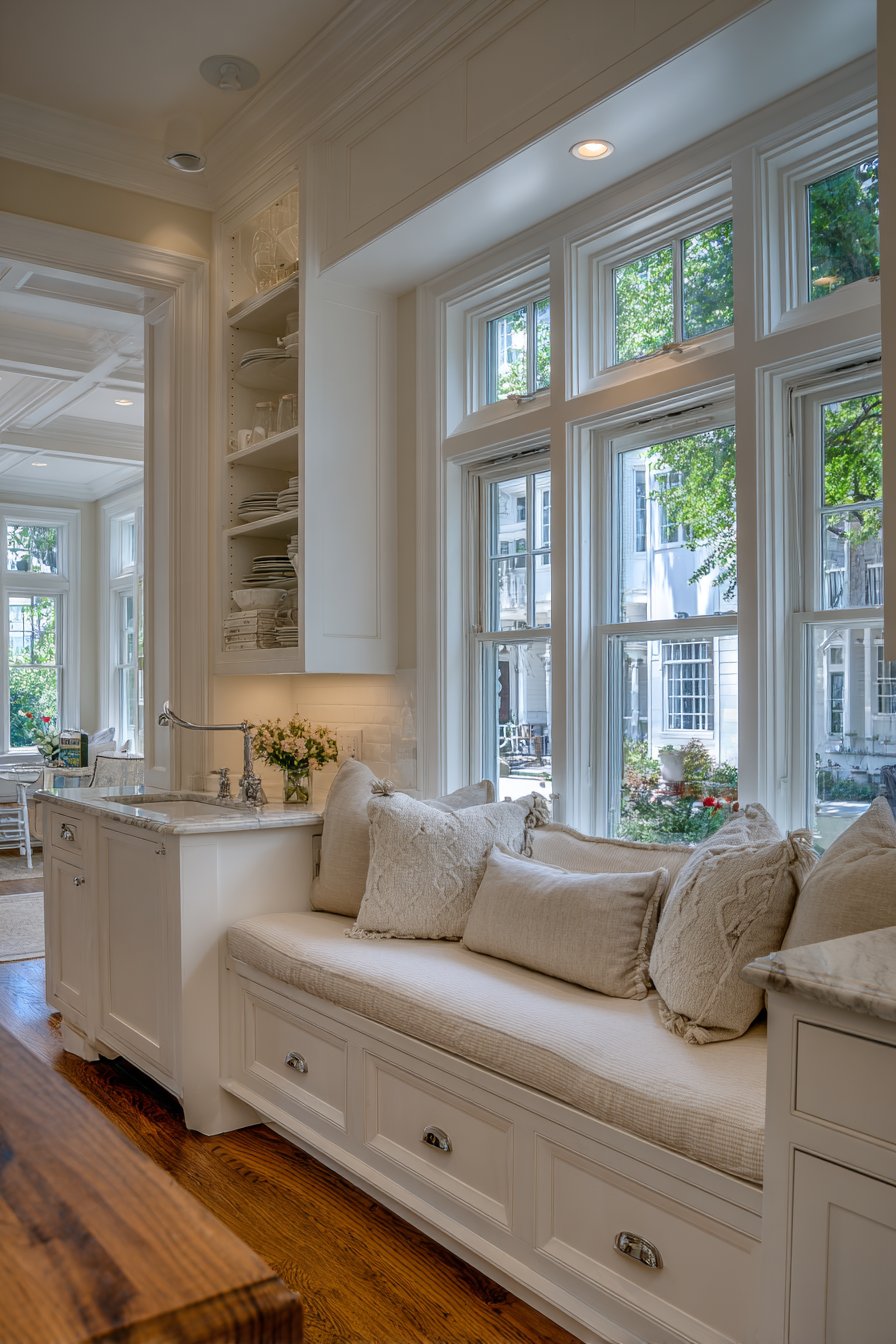 Integrated Breakfast Nook Design