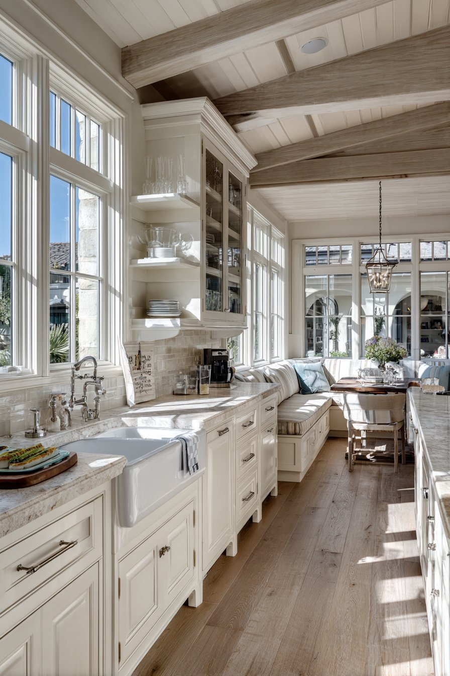 Integrated Breakfast Nook Design