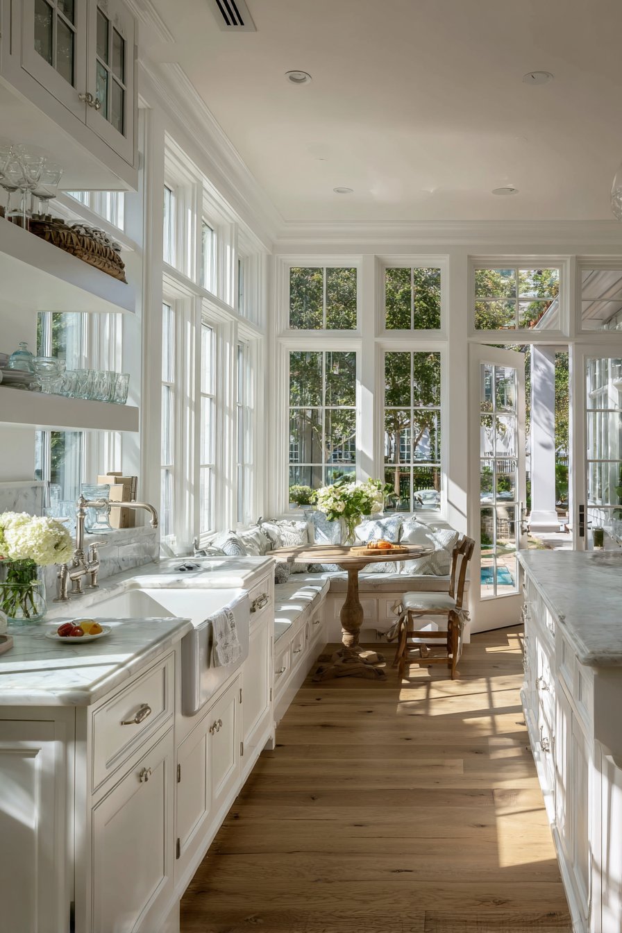 Integrated Breakfast Nook Design