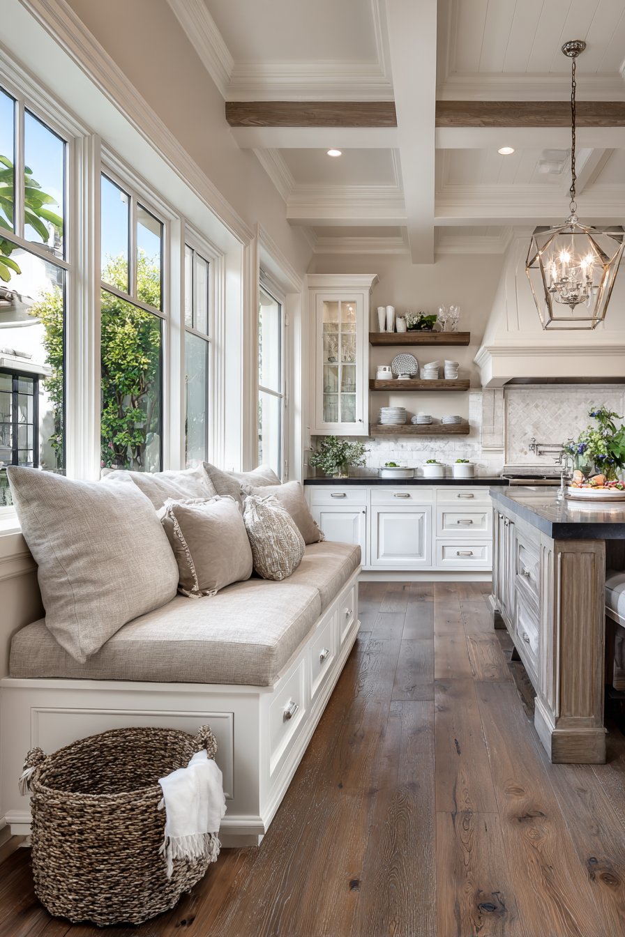 Integrated Breakfast Nook Design