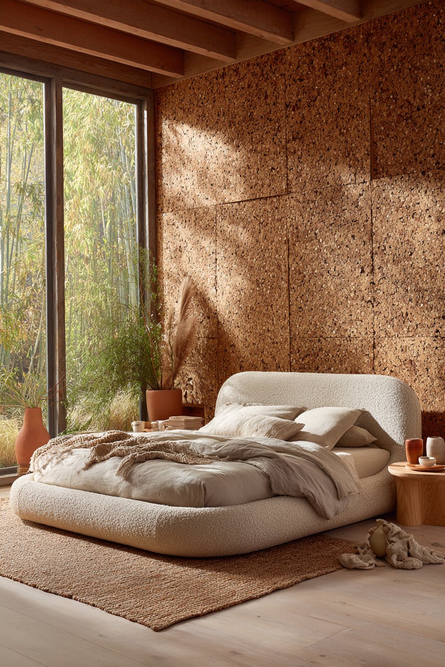 Curved Cork Tile Innovation