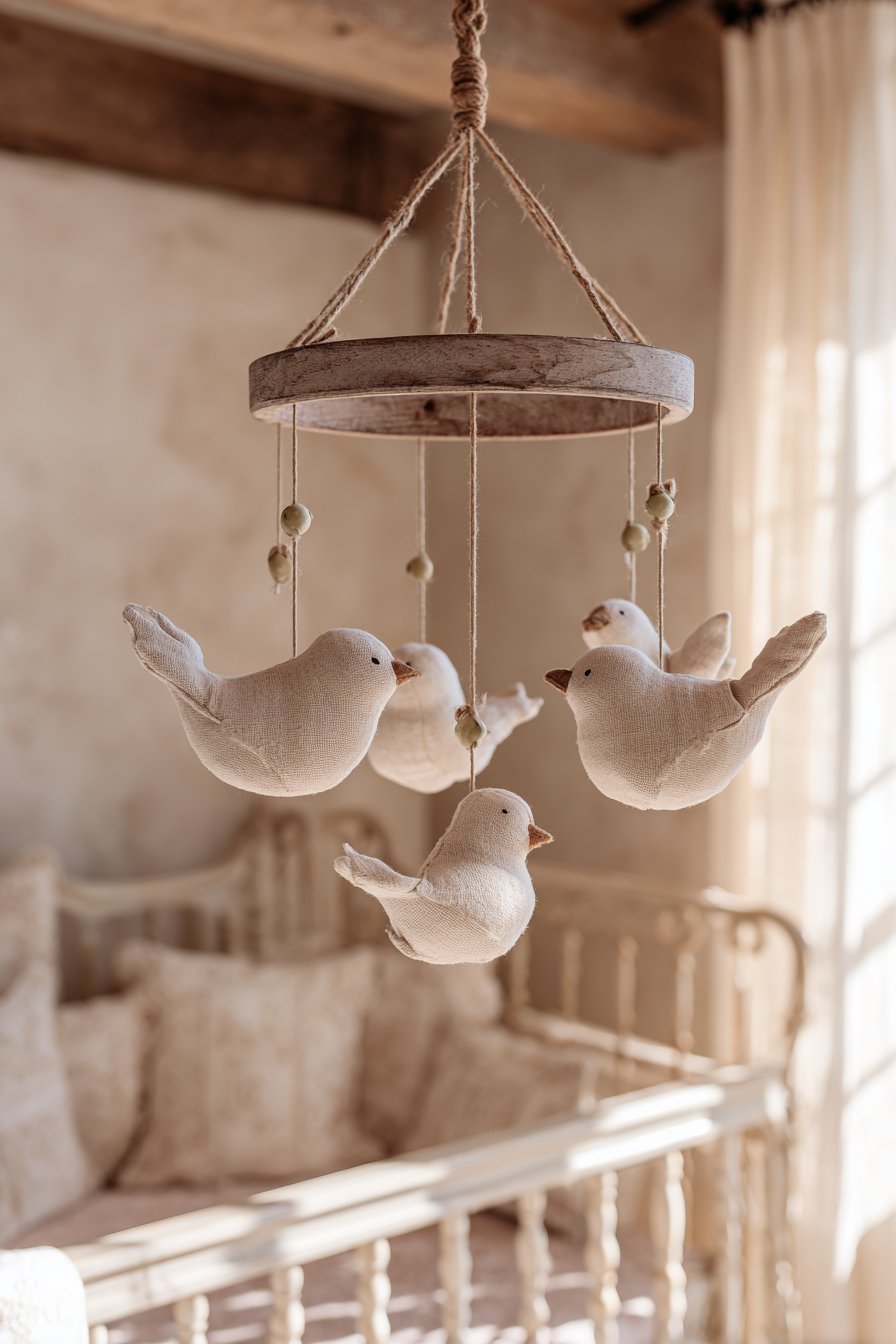 Vintage Cradle Corner Arrangement