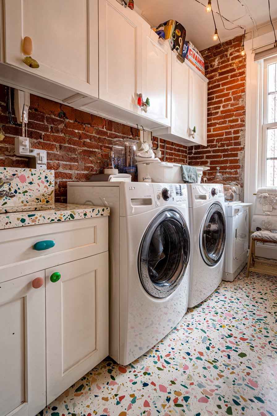 Terrazzo Glamour with Retro Neon