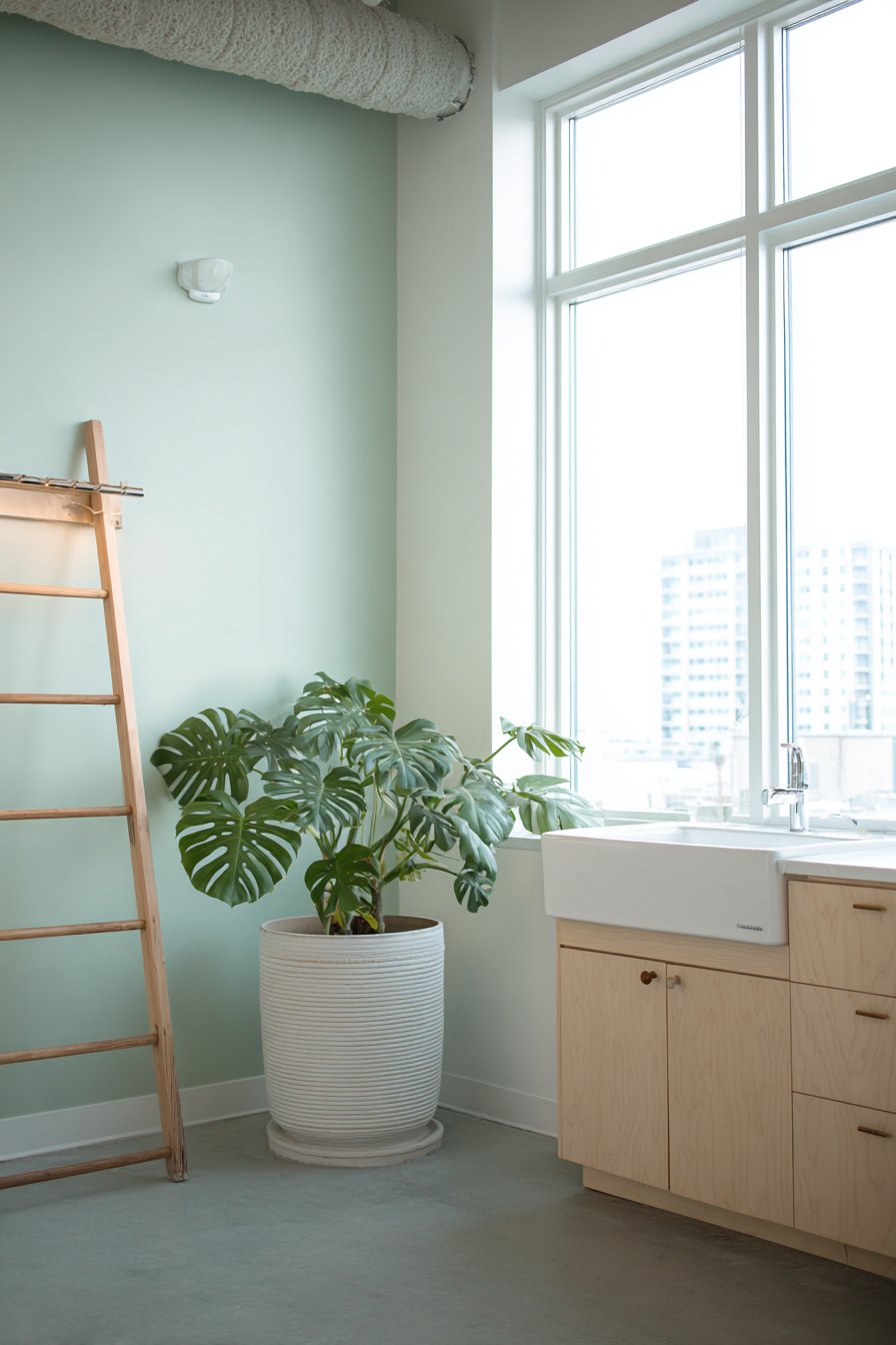 Pistachio Green Scandinavian Minimalism