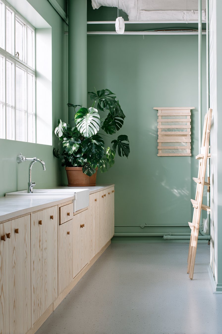 Pistachio Green Scandinavian Minimalism