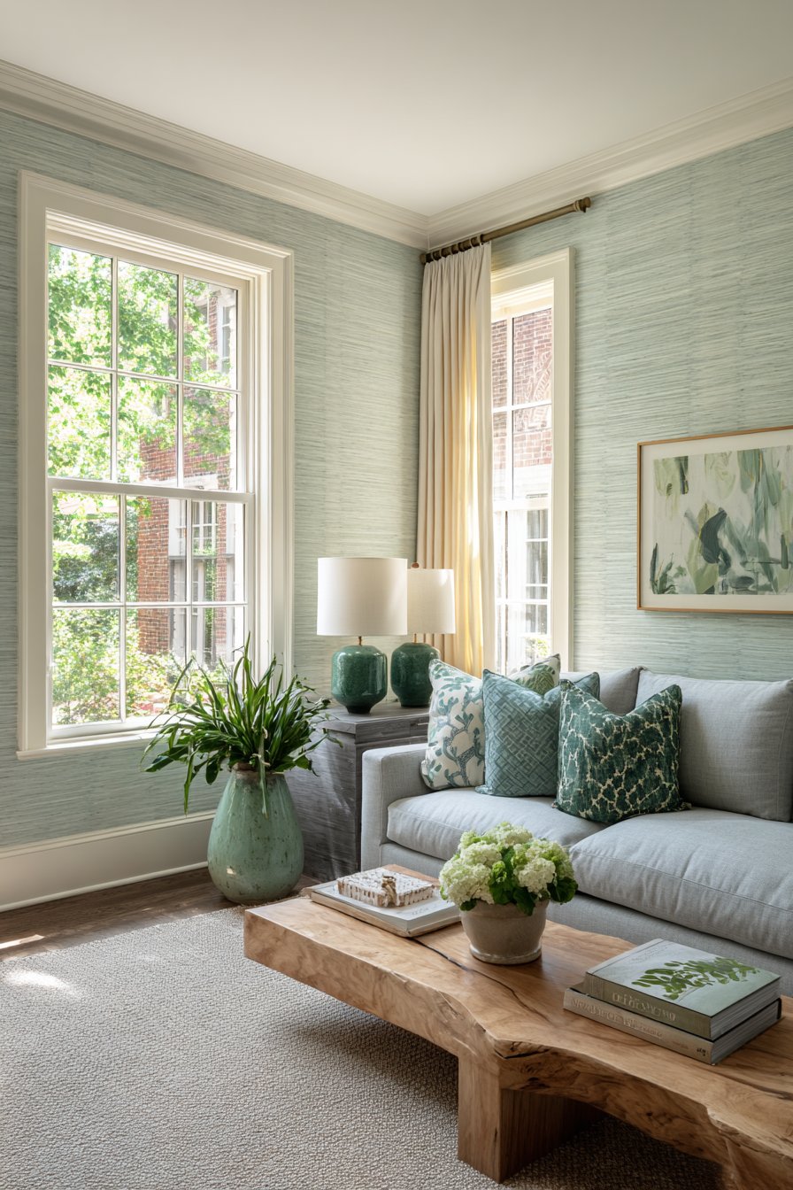 Grasscloth Accent Wall Texture