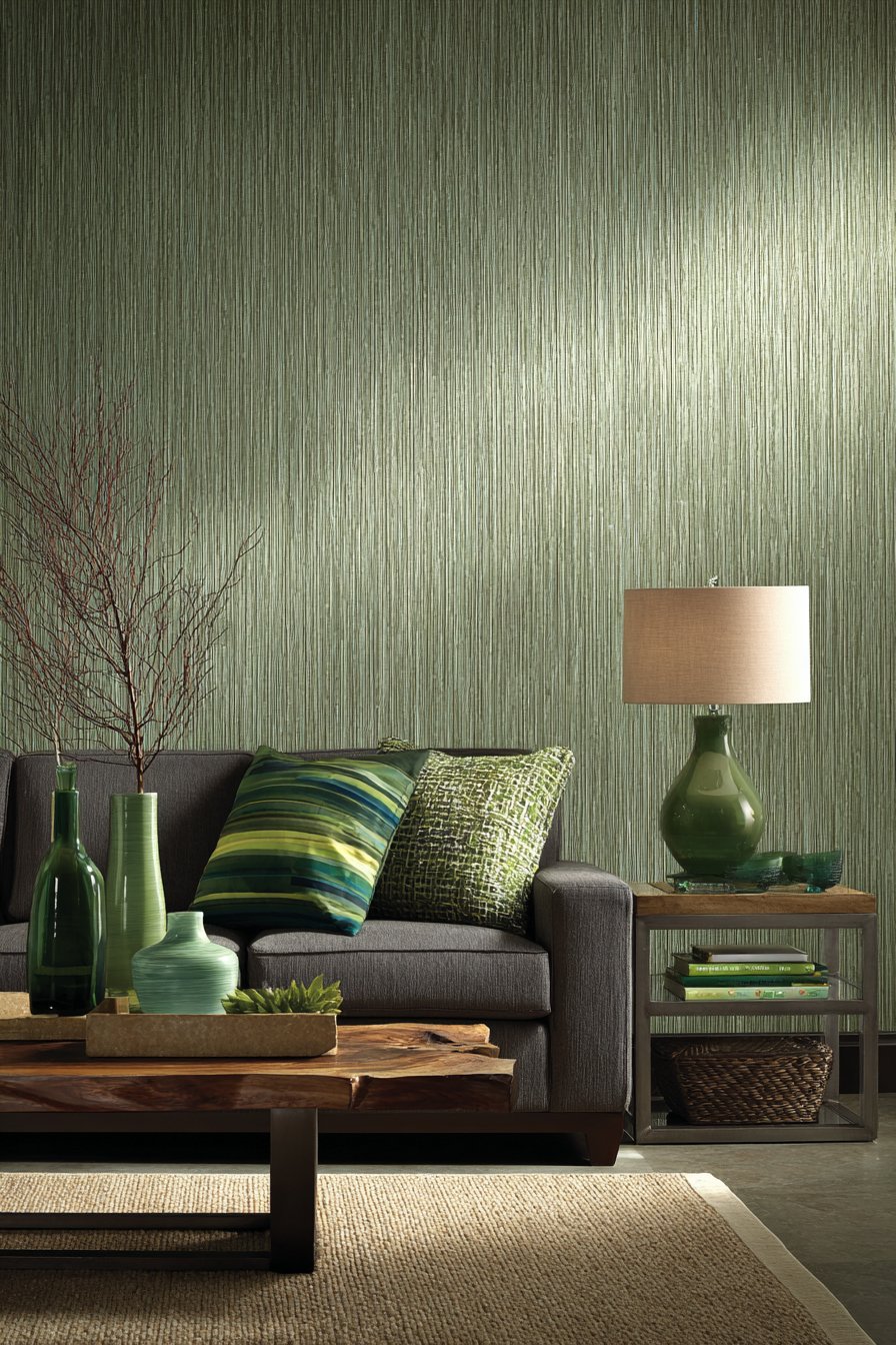 Grasscloth Accent Wall Texture