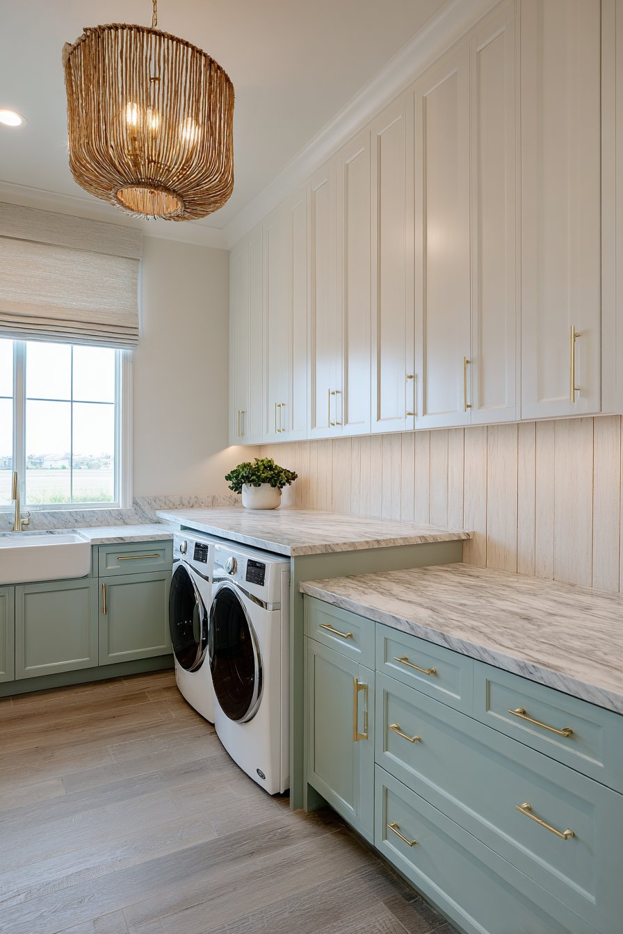 Transitional Two-Tone Sophistication