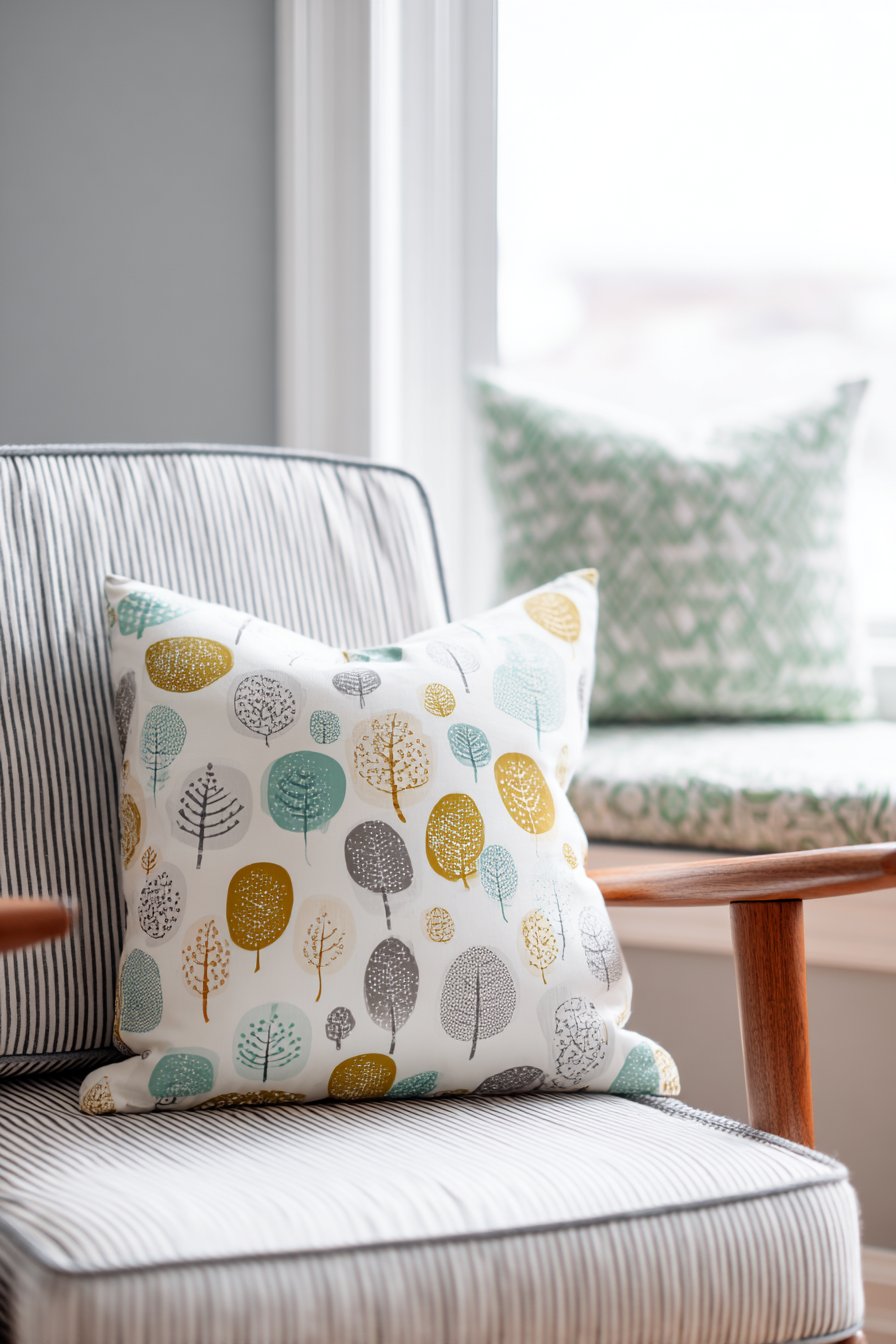 Textile Focus with Authentic Fabric Patterns