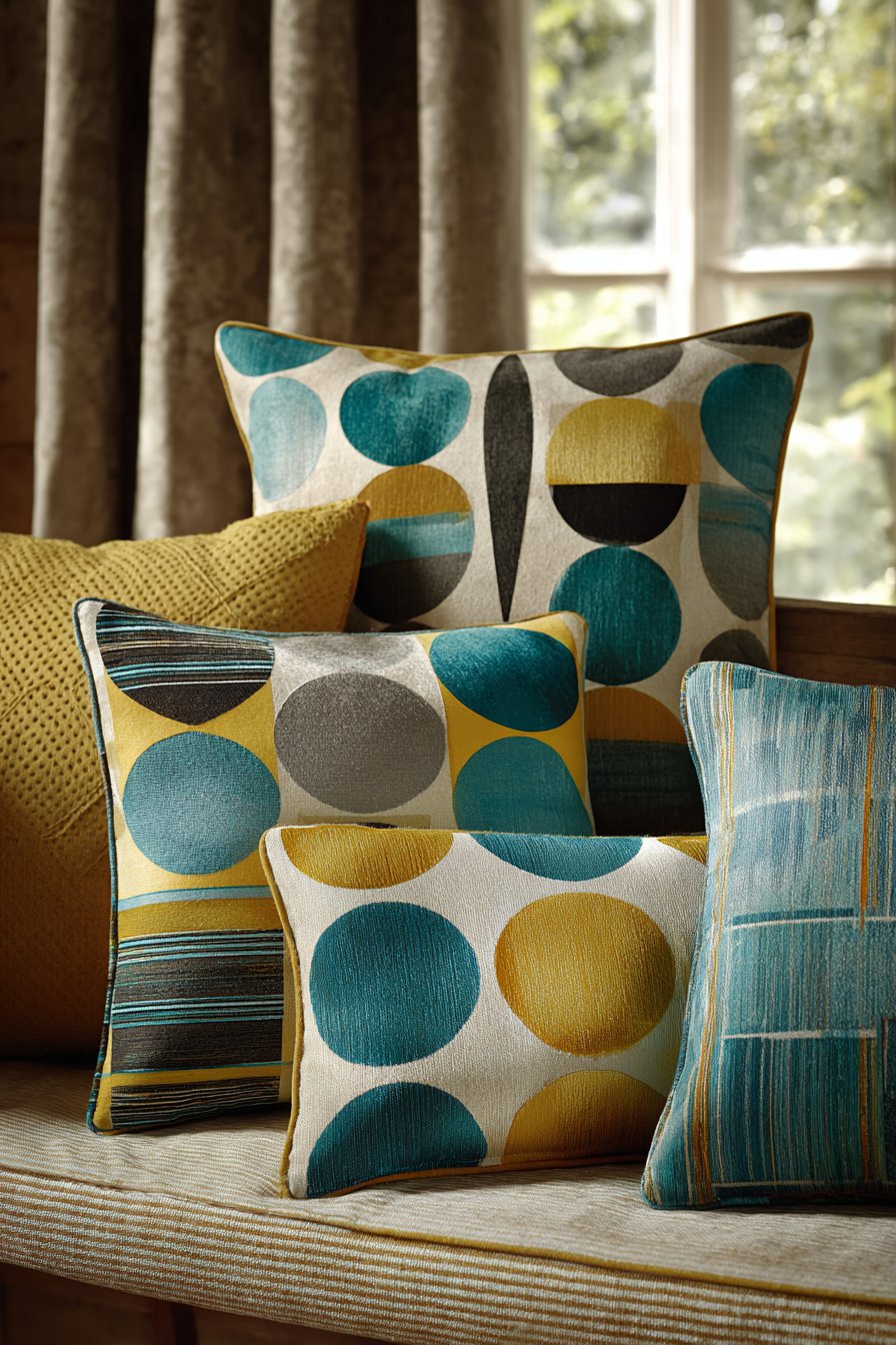 Textile Focus with Authentic Fabric Patterns