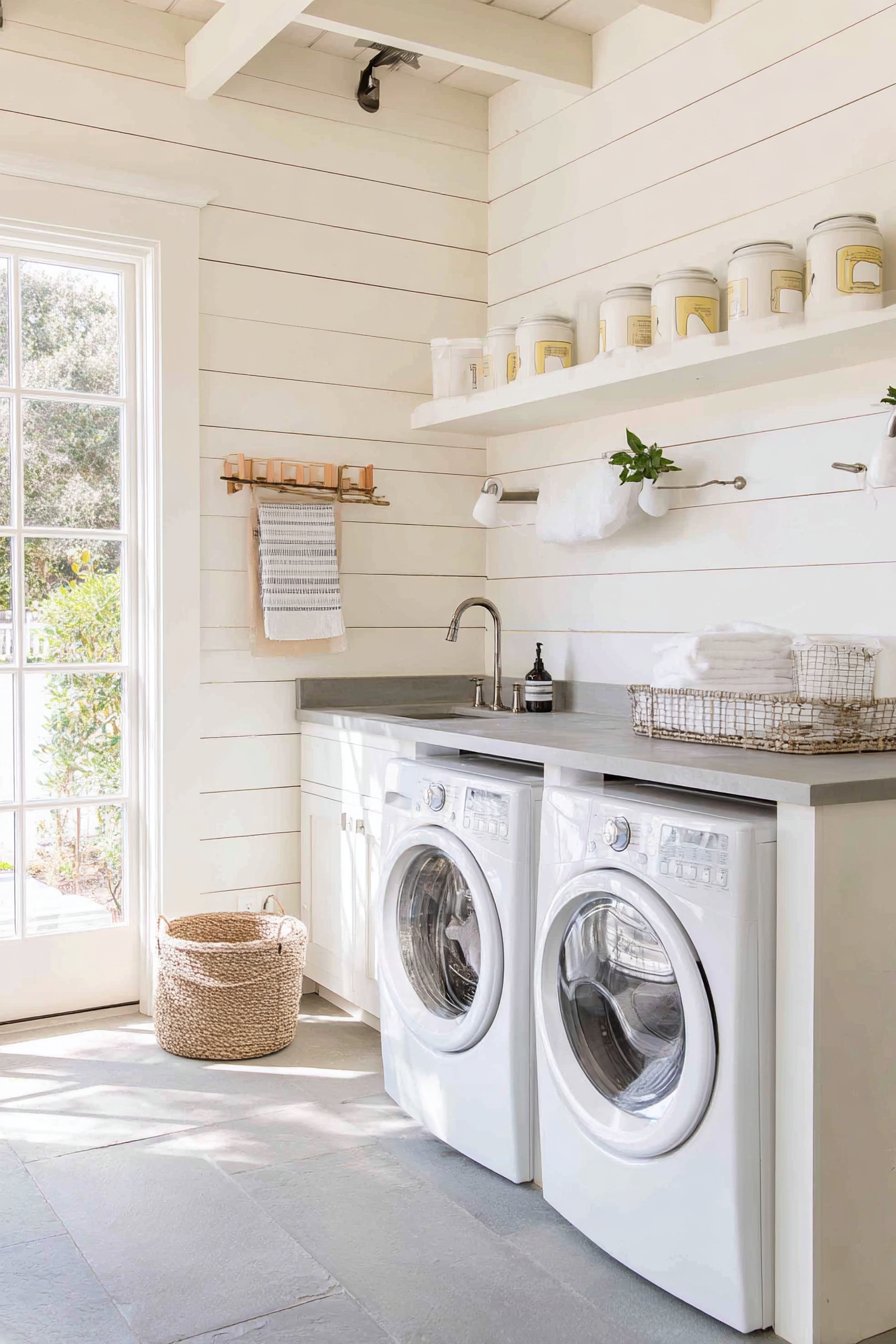 Exposed Appliances on Tiled Platform