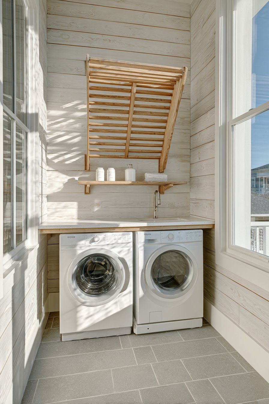 Exposed Appliances on Tiled Platform