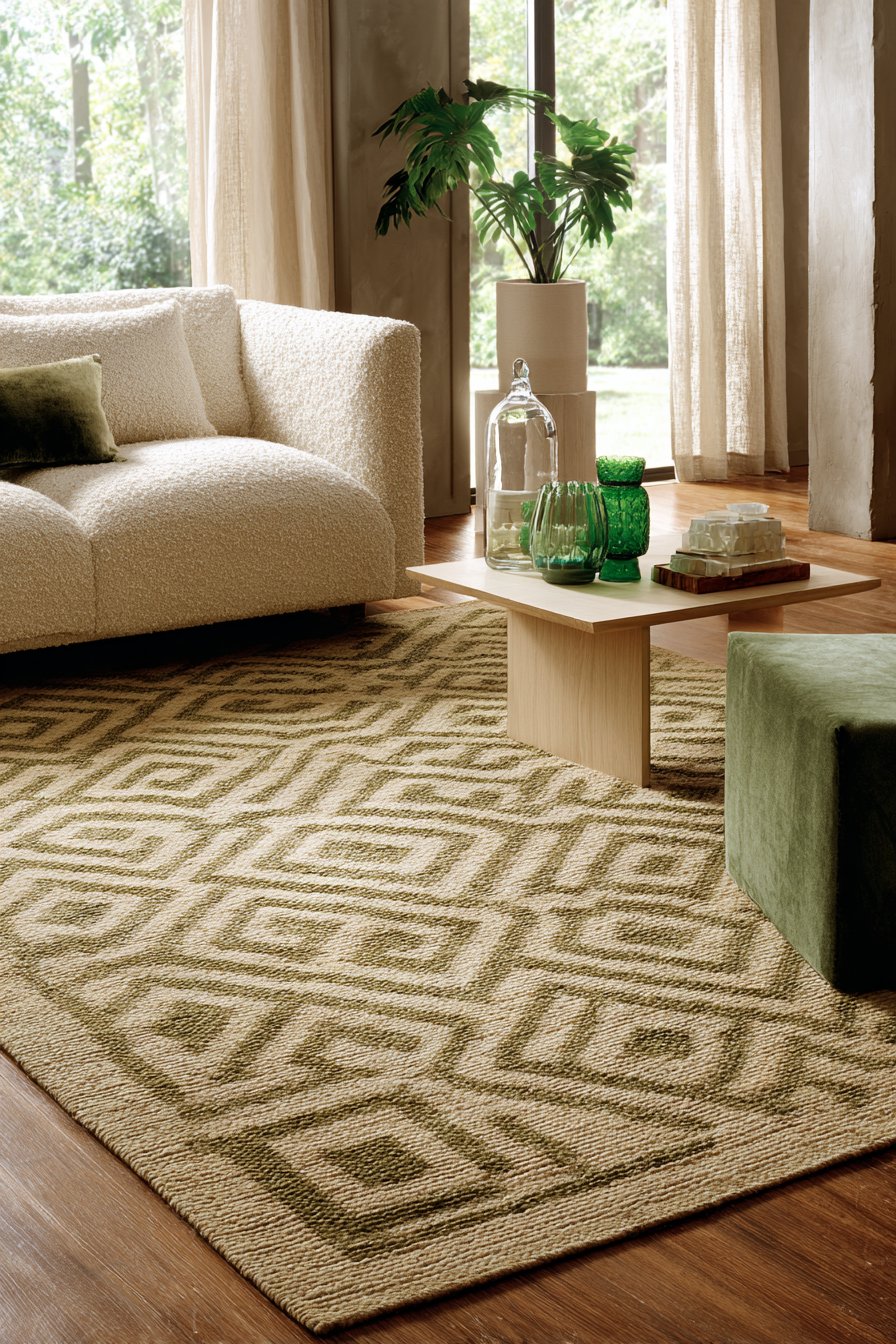 Grounding Geometric Rug Pattern