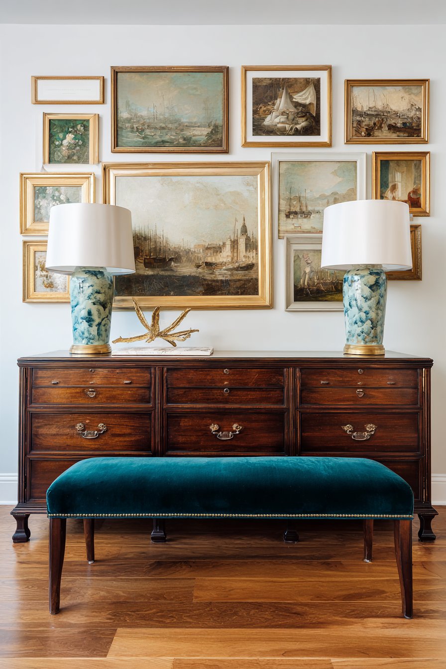 Gallery Wall Cherry Credenza