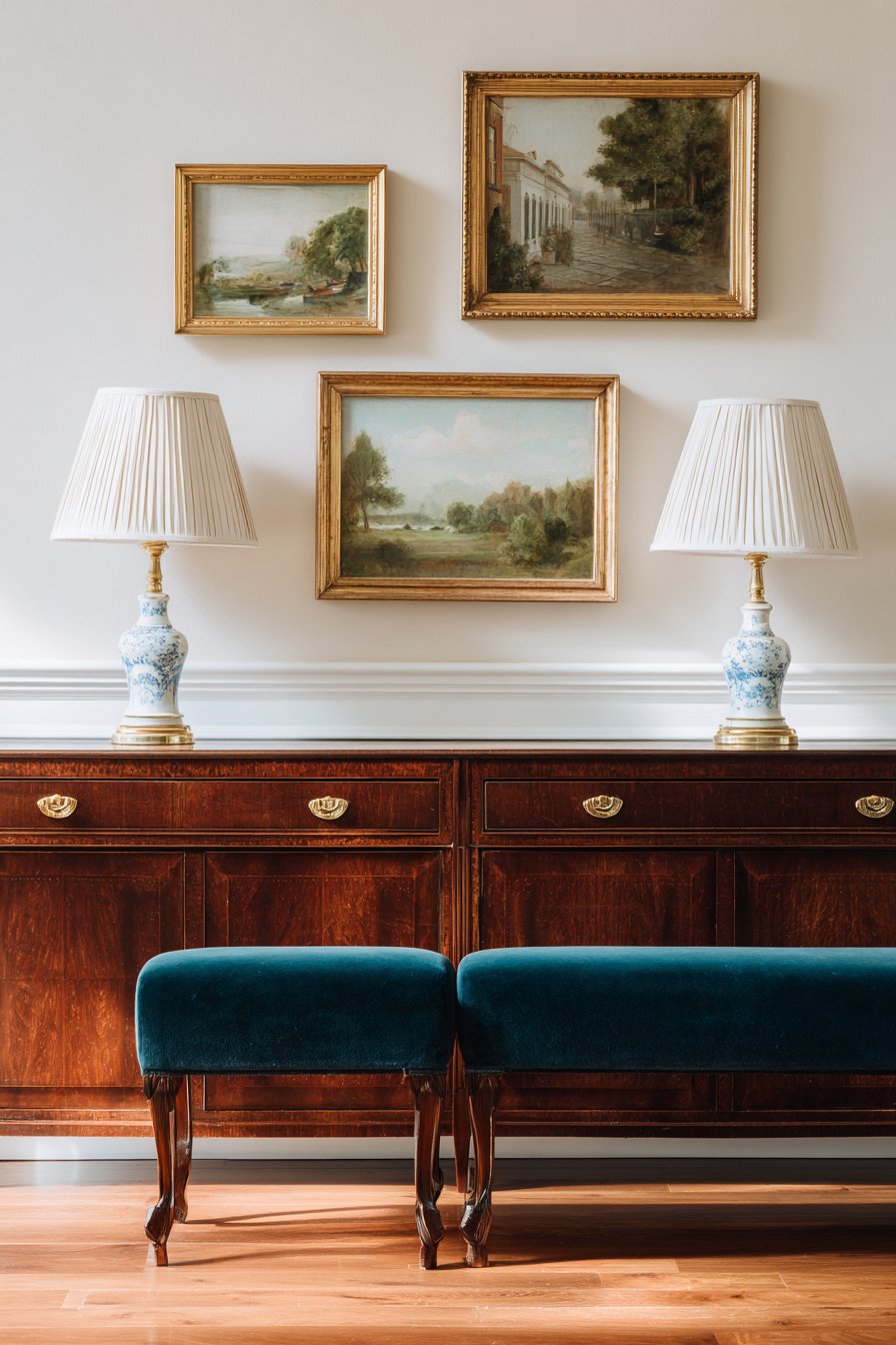 Gallery Wall Cherry Credenza