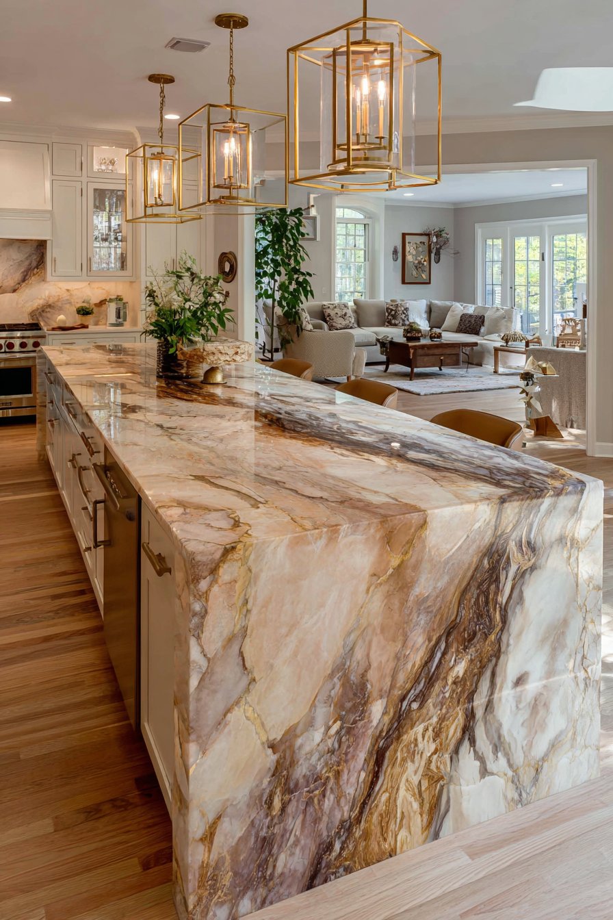 Dramatic Two-Level Island with Quartzite