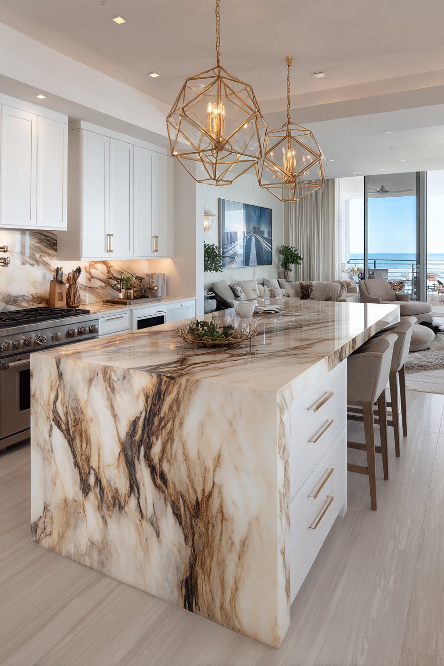 Dramatic Two-Level Island with Quartzite