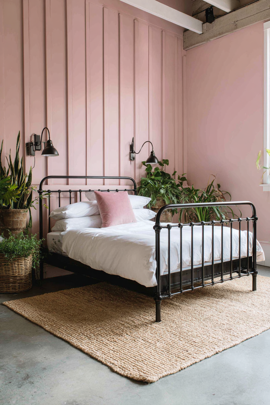 Modern Rustic Pink Shiplap