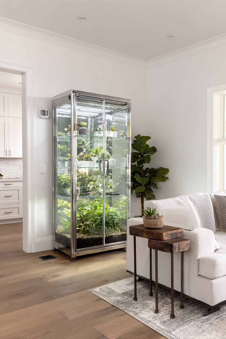 Indoor Greenhouse Cabinet Feature