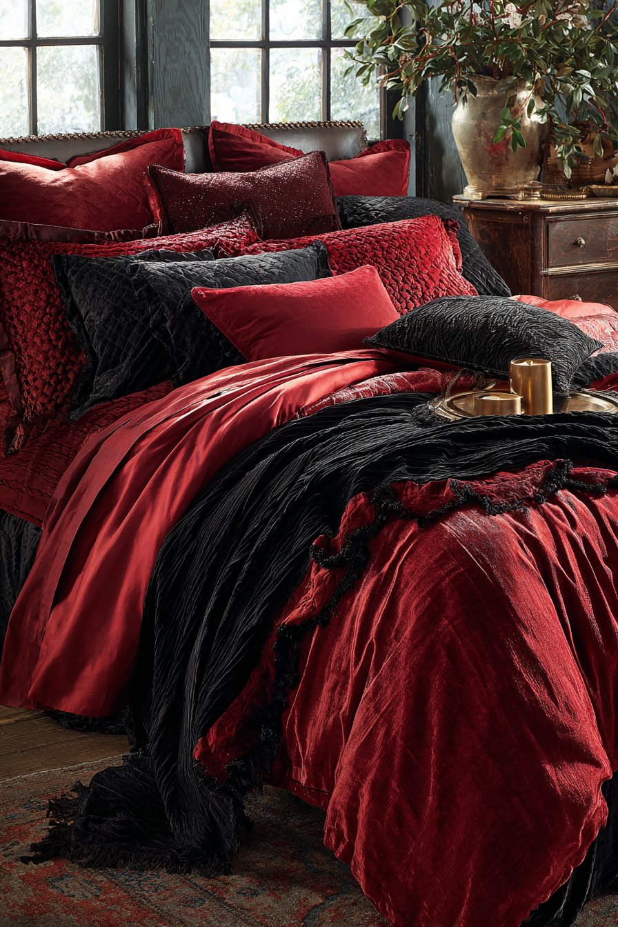 Layered Luxury Bedding Ensemble