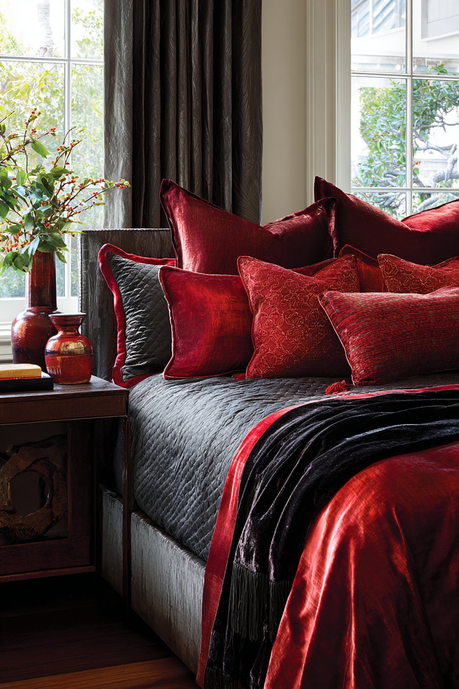 Layered Luxury Bedding Ensemble