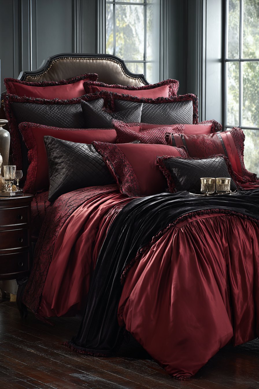 Layered Luxury Bedding Ensemble