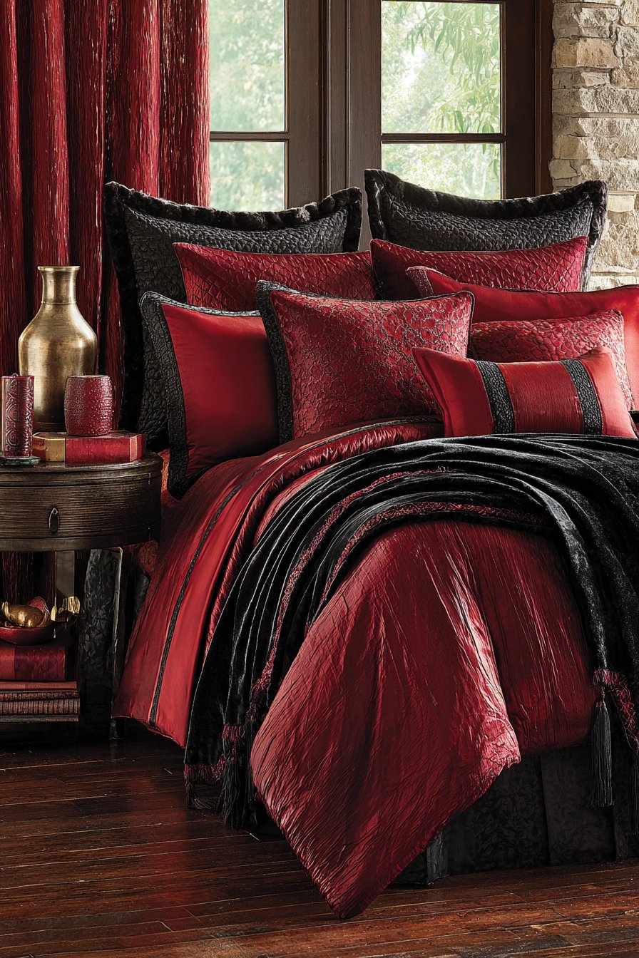 Layered Luxury Bedding Ensemble