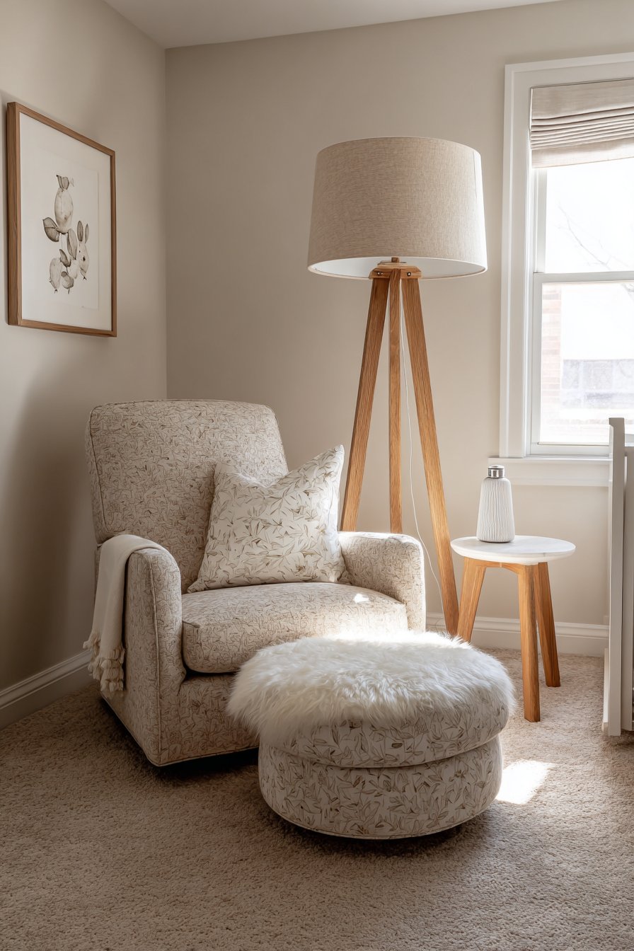 Comfortable Nursing Station Setup