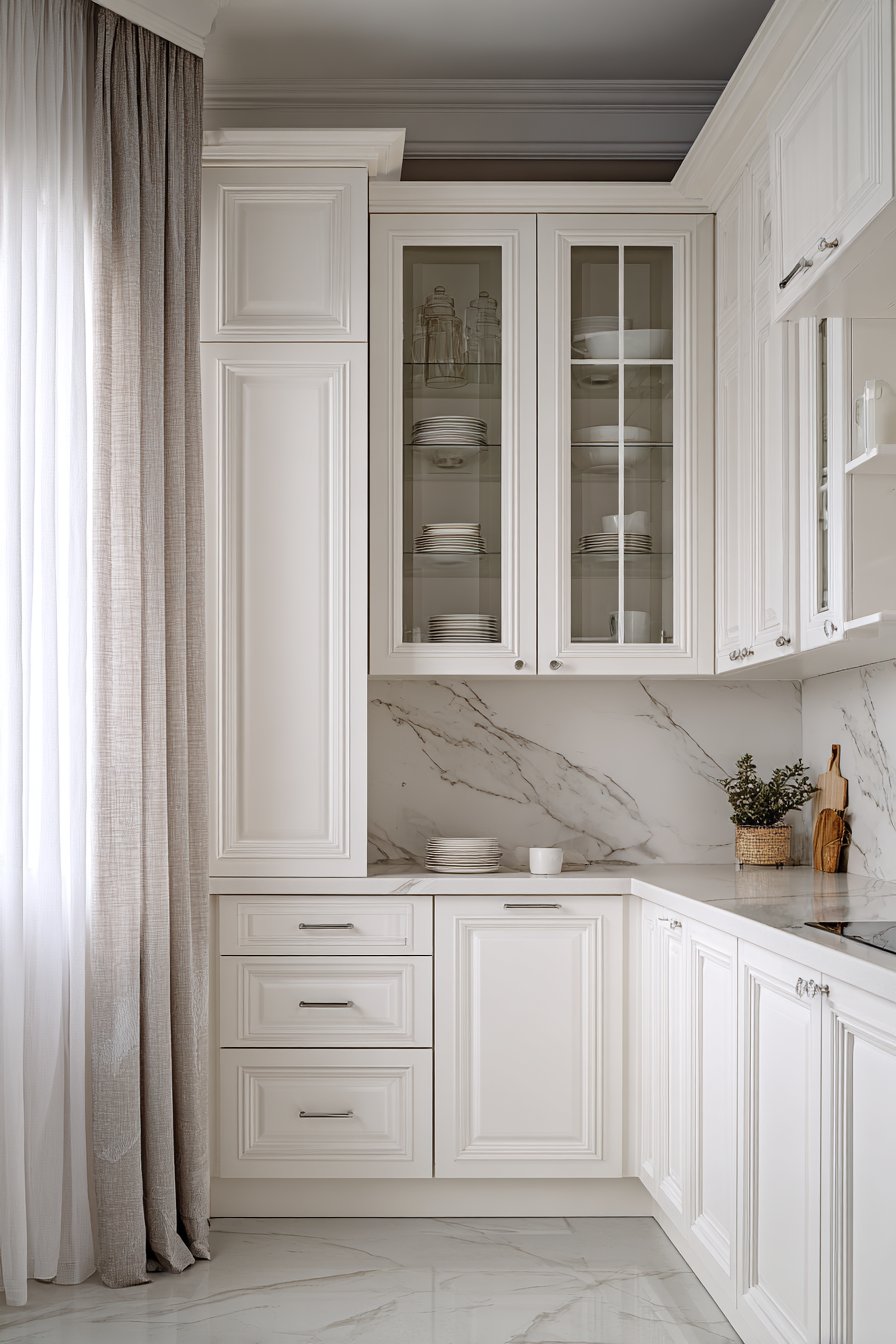 Classic White Shaker-Style Traditional Design